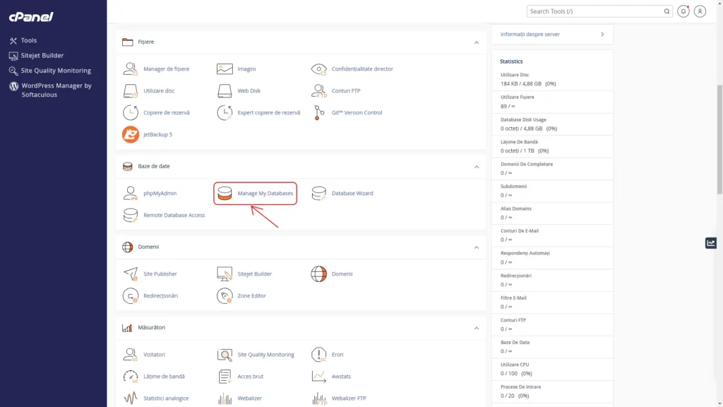 Open Database Management
