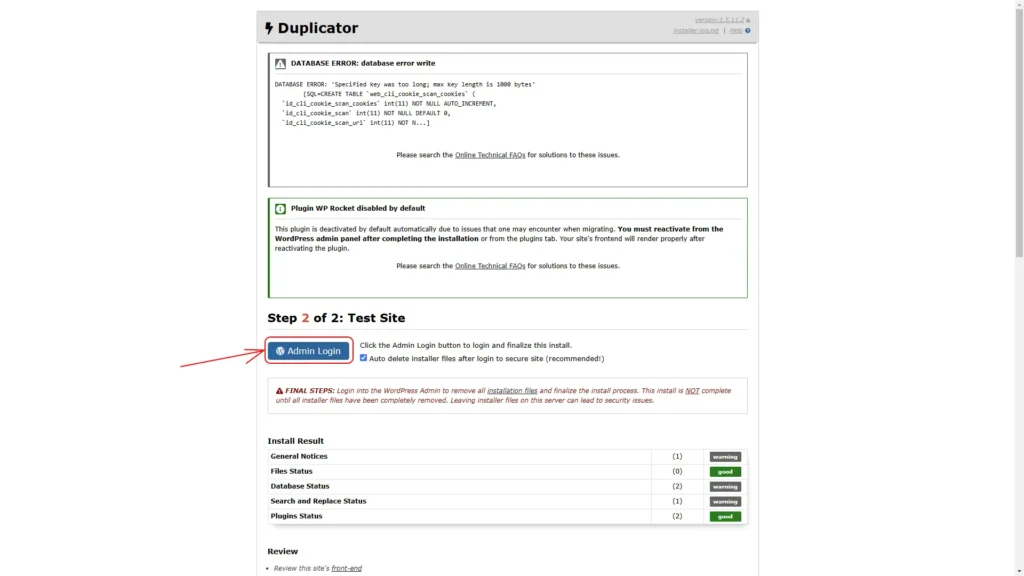 Complete Migration Validation
