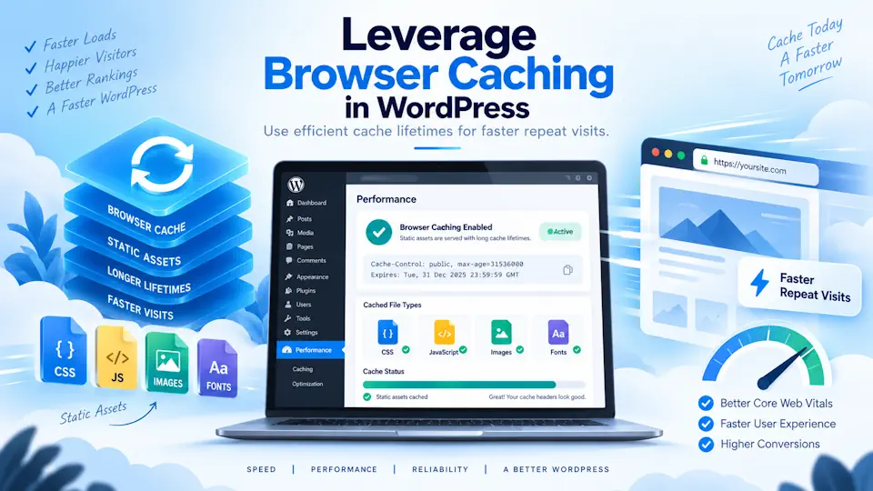 Leverage Browser Caching in WordPress: Complete Guide Leverage Browser Caching in WordPress: Complete Guide