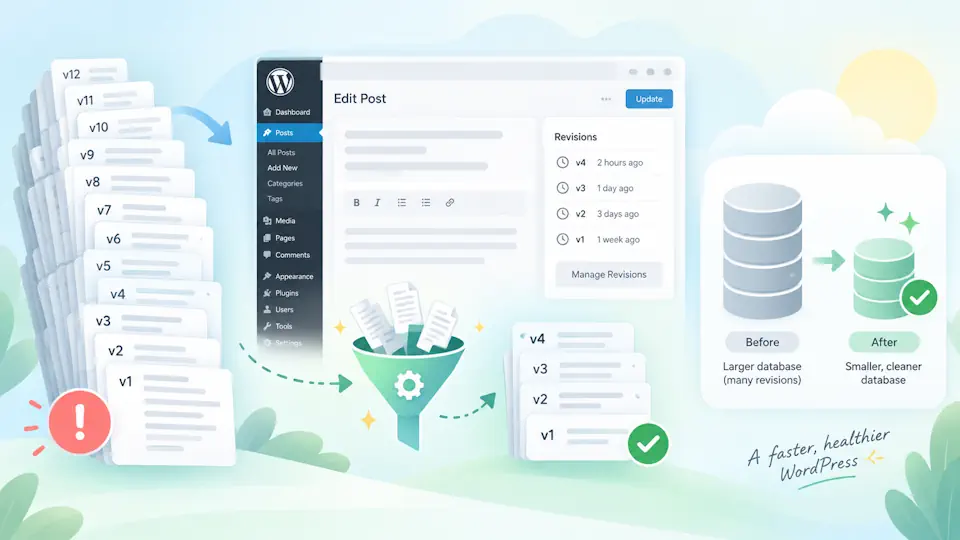 How to Limit WordPress Revisions and Optimize the Database How to Limit WordPress Revisions and Optimize the Database