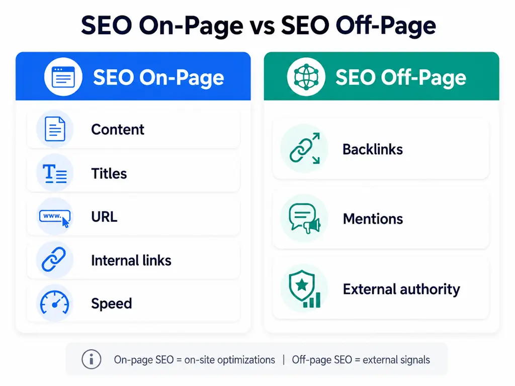 On-Page and Off-Page SEO