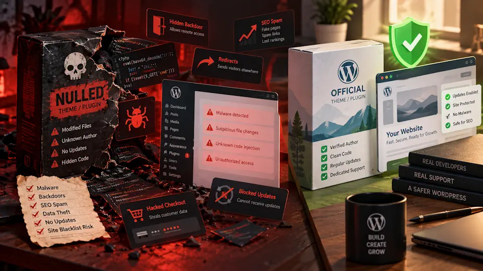 Why You Should Avoid Nulled WordPress Themes and Plugins Why You Should Avoid Nulled WordPress Themes and Plugins