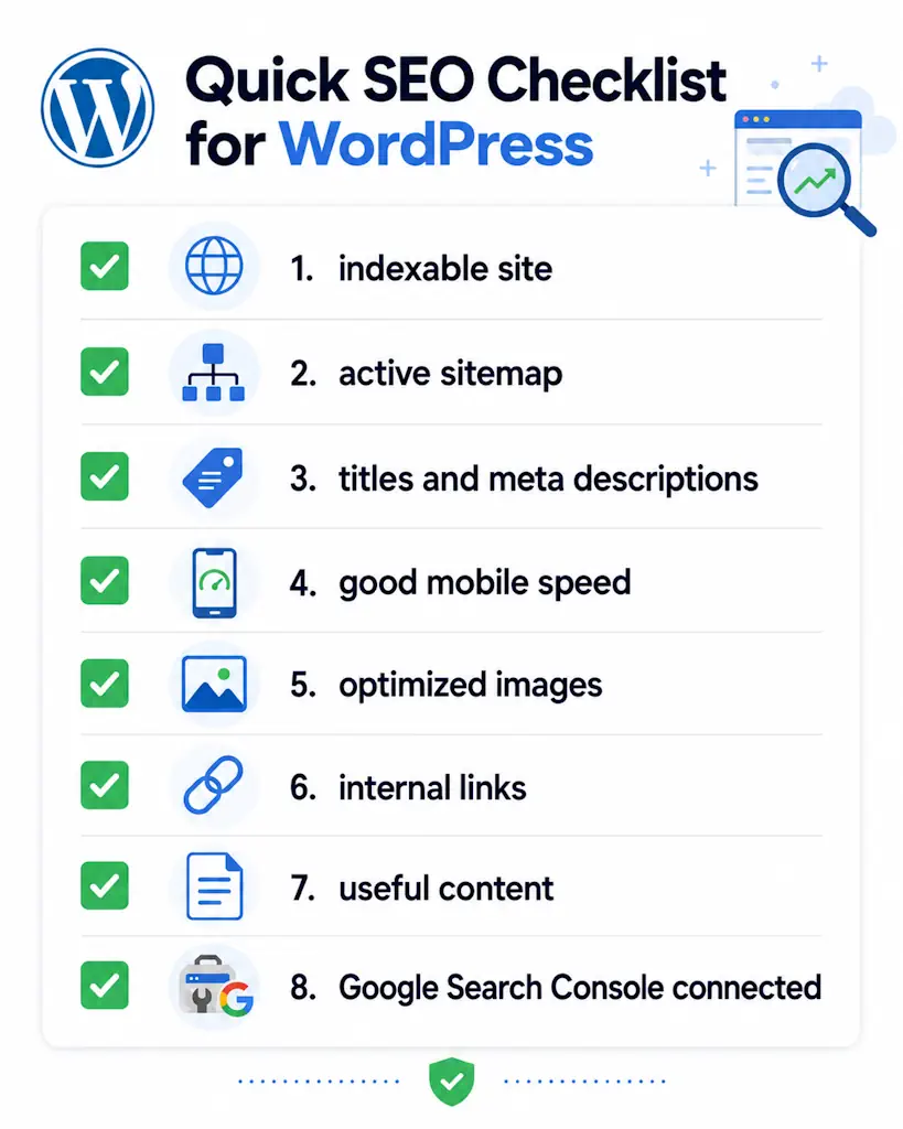 A Quick WordPress SEO Checklist